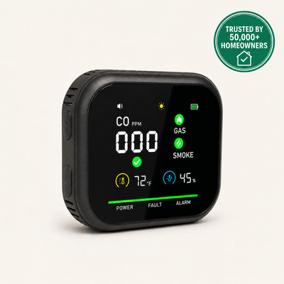 HomeHalo 6-in-1 Home Safety Monitor